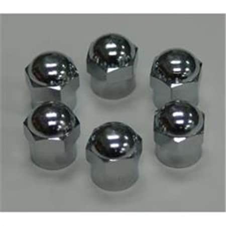 Wheelmaster Wheelmaster 8030 Valve Stem Caps; 6 Pack W6E-8030